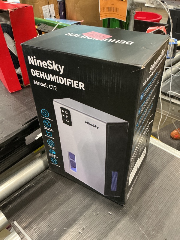 View 2 of *UNTESTED*
NineSky Dehumidifier,98 OZ Dehumidifiers for Home,(1100 sq.ft) Dehumidifiers for Basement Bathroom Bedroom with Auto Shut Off, Switchable 7 Colors Light(Gray)