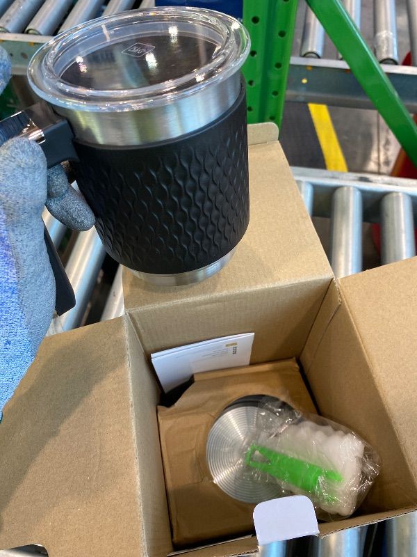 Photo 1 of ***MINOR DAMAGE*** 5 In 1 Milk Frother, Electric Milk Frother and Steamer 11.8oz Automatic Milk Steamer Hot & Cold Foam Maker, Milk Warmer Dishwasher Safe & Silent Working for Coffee,Latte,Cappuccino,Hot Chocolate