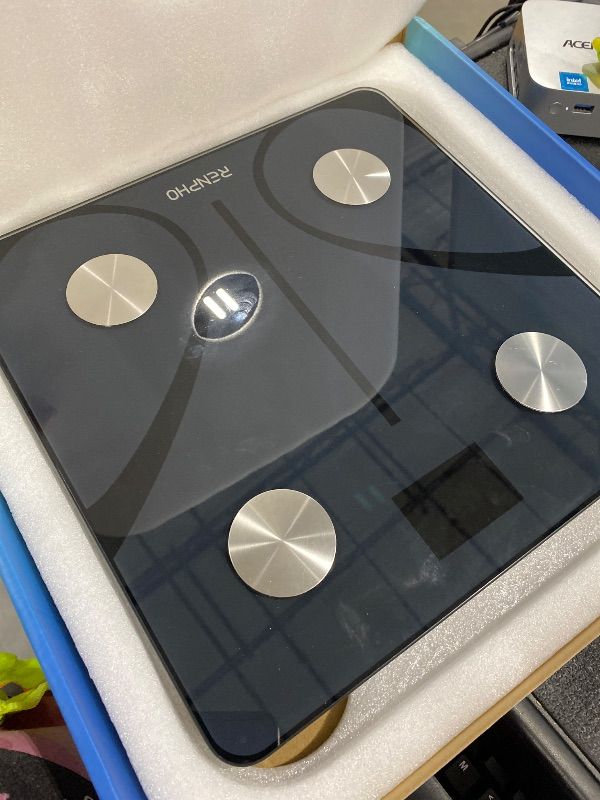 Photo 4 of ***DIFFERENT MODEL*** RENPHO Smart Scale for Body Weight Fat, Digital Bathroom Scale with Color Display, Wi-Fi & Bluetooth Fitness Equipment for BMI Muscle Mass Composition, Rechargeable, Elis Nova