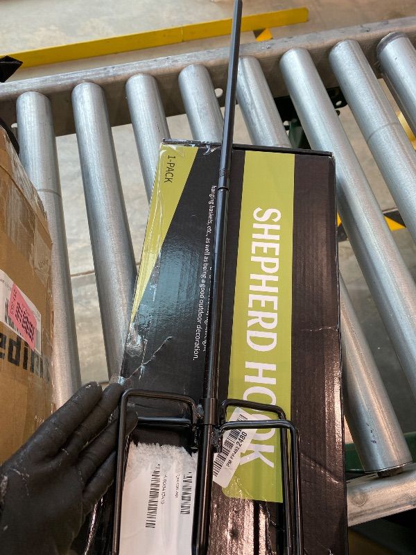 Photo 1 of **NO HOOK**ToyHotels Shepherd Hooks for Outdoor, 1 Pack 62 Inch Bird Feeder Pole with 5 Prongs Base for Hanging Lantern, Hummingbird Feeder, Lightweight Plant, Shepherds Hook for Bird Feeders for Outside