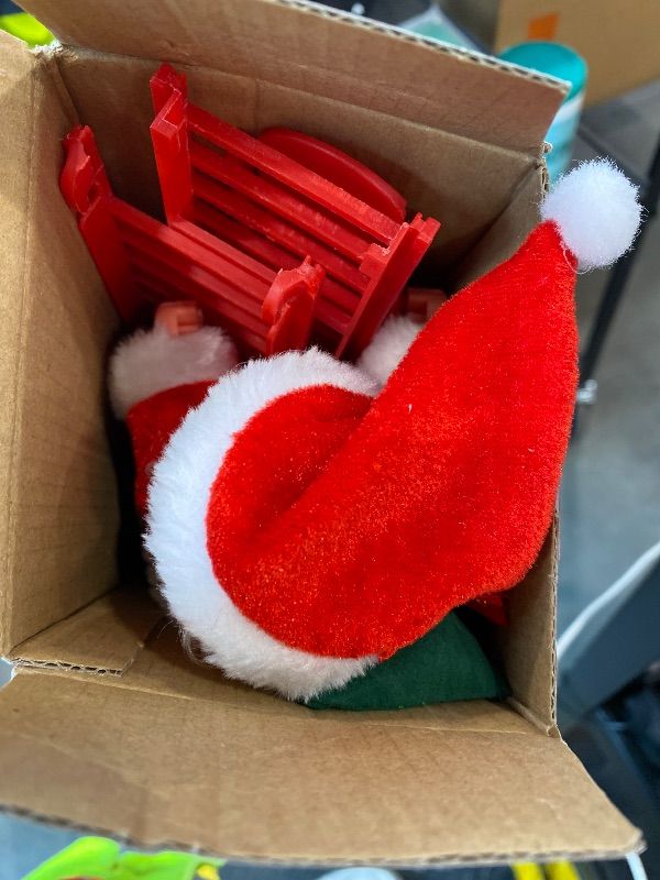 Photo 1 of *UNTESTED*
PURFUN Electric Santa Climbing Ladder Battery Operated Climbing Santa Claus with Music, Climbs Up and Down, Christmas Decorations Christmas Tree Ornament Holiday Xmas Party Supplies Home Decor