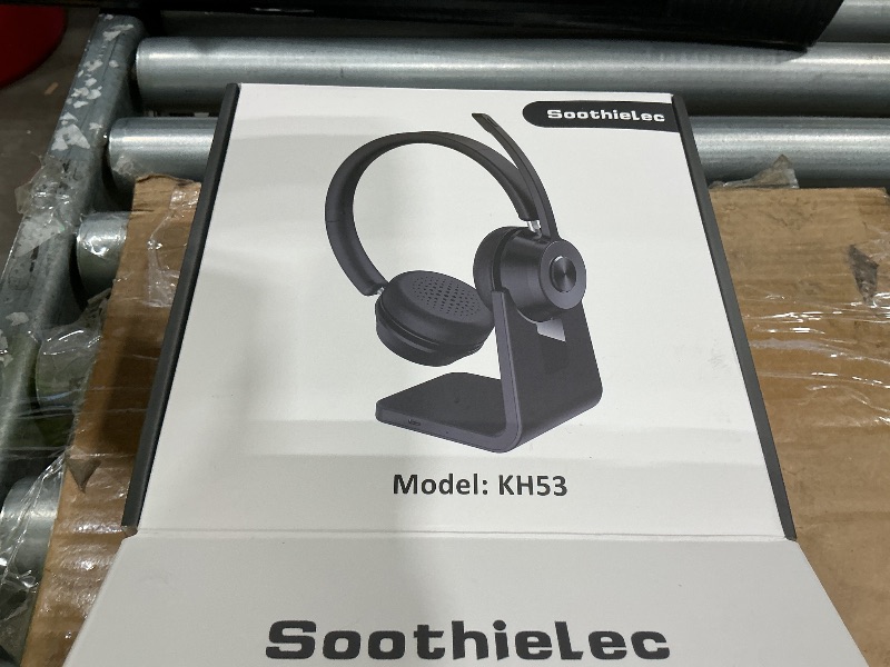 Photo 1 of (Upgraded Version) Wireless Headset, Bluetooth Headset with Noise Cancelling Microphone, Best Headphones with Mic Mute & USB Dongle for PC/Computer/Laptop/Cell Phones/Remote Work/Call Center