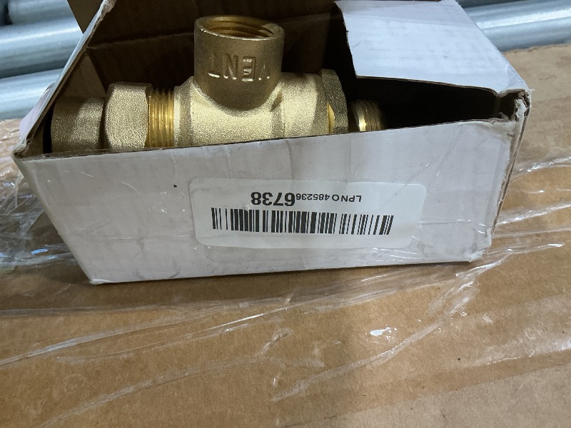Photo 1 of ??? 1/2" 9D-M3 Dual Check Valve Backflow Preventer with Intermediate Atmospheric Vent, Brass backflow preventer Female Union Inlet and Outlet Connections, 190T012, Replacement for Watts