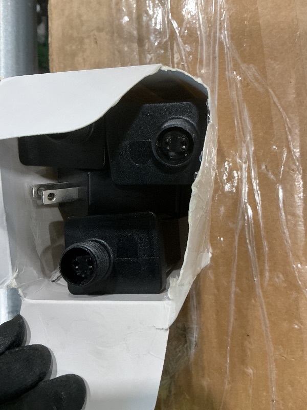 Photo 1 of [4Pack] Replacement Yard Inflatable Adapter - 1.5A Transformer US Plug for Halloween Christmas Thanksgiving Inflatables, Class 2 Power Supply 120vac 60hz for LED Light