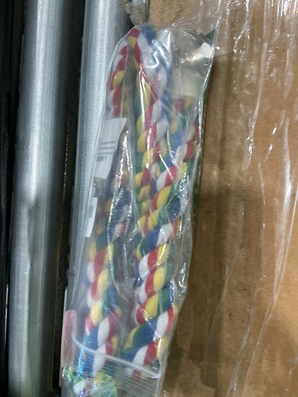 Photo 1 of TogyGooty Bird Rope Perch & Birds Swing Set - Bird cage Accessories, 40‘’ Rope perches for Conures, Parrots,Cockatiel,Lovebird,Budgerigar,Parakeet perches for cage,Birds perches