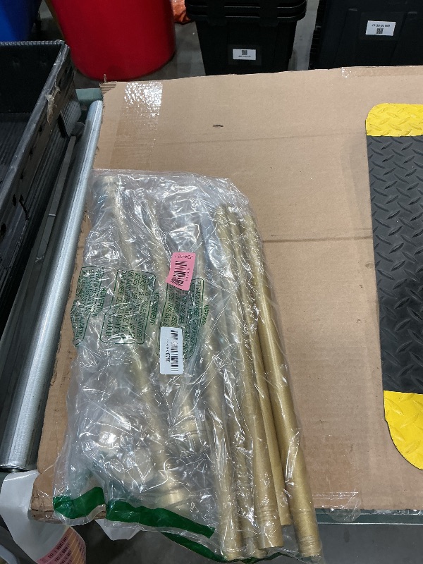 Photo 1 of *USED*
Gold Curtain Rods for Windows 66 to 120 Inches, 1 Inch Adjustable Heavy Duty Decorative Curtain Rod Set, Easy to Install with 3 Brackets, Suitable for All Styles of Bedrooms, Living Rooms.