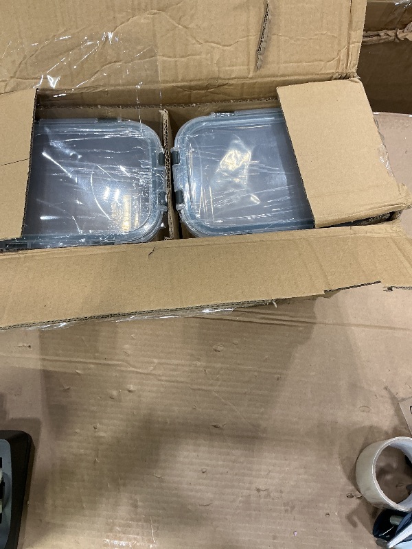 Photo 1 of [8-Pack,30 oz]Glass Meal Prep Containers,Glass Food Storage Containers,Airtight lunch Containers with Lids, Microwave, Oven, Freezer and Dishwasher