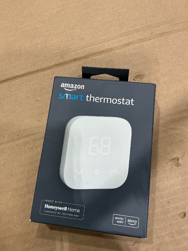 Photo 1 of *USED*
Amazon Smart Thermostat – Save money and energy - Works with Alexa and Ring - C-wire required
