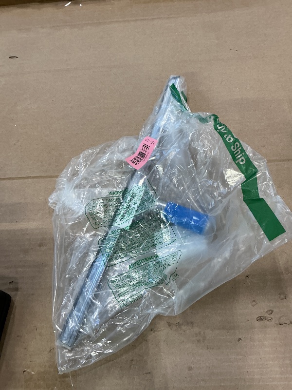 Photo 1 of 18-Inch Heavy-Duty Window Squeegee with Rubber Blade, Ideal 15 Degree Angle. Color Blue