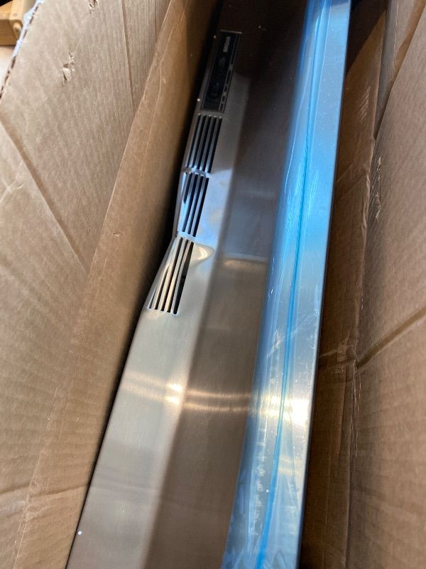 Photo 1 of **MAJOR DAMAGE**
Broan-NuTone 413004 Non-Ducted Ductless Range Hood with Lights Exhaust Fan for Under Cabinet, 30-Inch, Stainless Steel