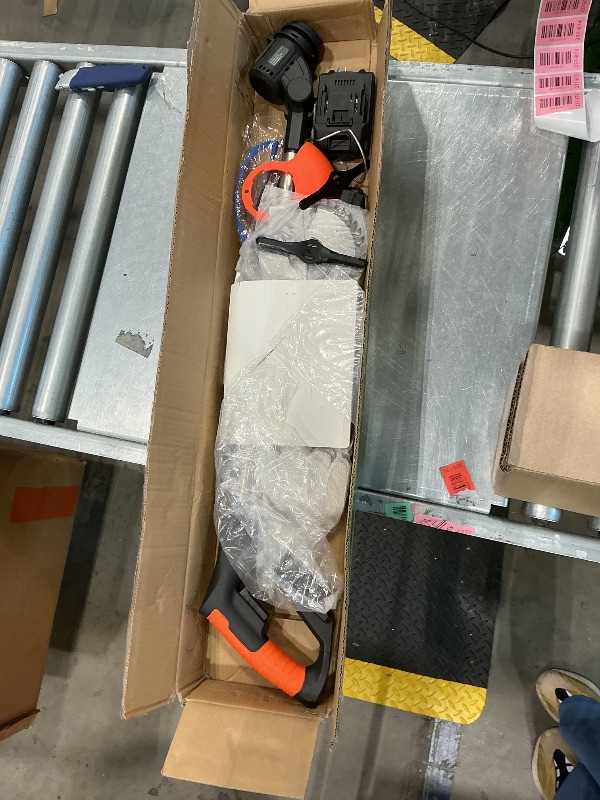 Photo 1 of *USED*
Electric  Wacker Cordless,21V Weed Cordless Eater Battery Powered with 2 * 2.0Ah Battery and 5 Types Blade, 3-in-1 Stringless Grass Trimmer/Edger/Brush Cutter for Lawn Garden Yard