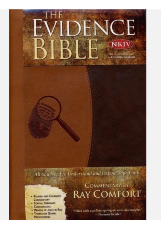 Photo 1 of 
ENDED
Evidence Bible-NKJV by Comfort, Ray [Leather / Fine Binding]