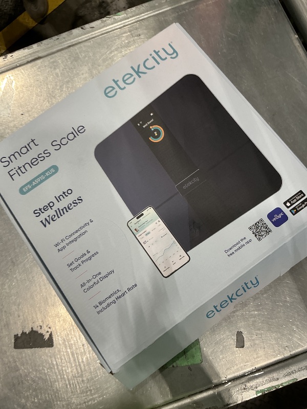 View 3 of **SEE LIVE PHOTOS, BRAND MAY VARY** Etekcity FSA&HSA Eligible Smart Scale for Body Weight Fat, Digital Bathroom Weighing Machine for Accurate BMI Muscle Mass Composition, Home Use Apple Health Compatible Fitness Equipment
