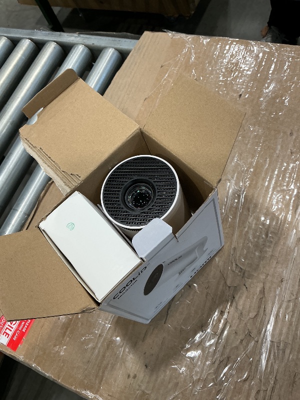 Photo 1 of [Built-in Apps & 2025 Upgraded] Mini Projector Support 4K 1080P Auto Keystone 270° Rotatable with WiFi 6 and Bluetooth 5.4, Projector Portable Compatibile with HDMI/TV Stick/Memory Stick/Laptop-White