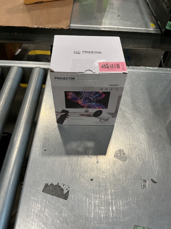 Photo 1 of ?Electric Focus?Mini Projector, Projector 4K 1080P Support, 260 ANSI Lumens Projector with Wifi and Bluetooth, Upgrade Smart Proyector, 5w Speaker, Auto Keystone Correction 35"-130" Screen HY300 Plus