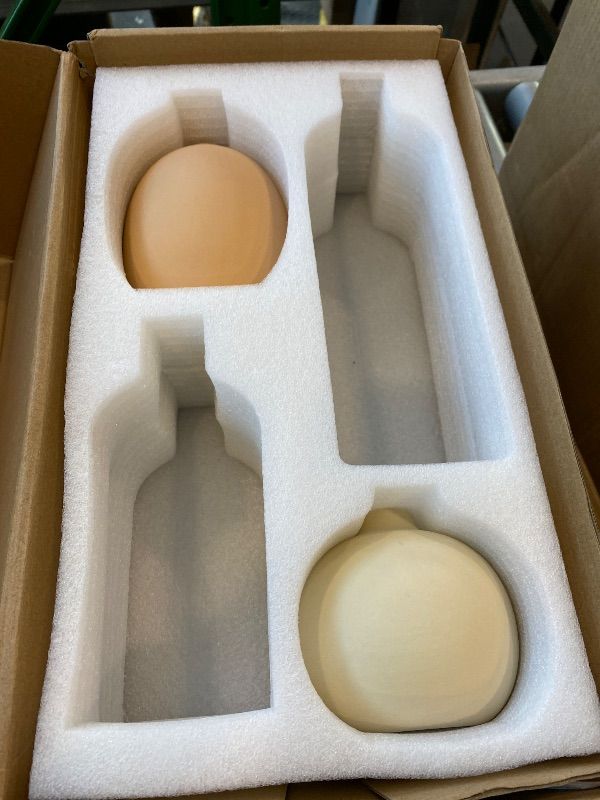 Photo 1 of **ONLY 2 SEE PHOTOS**Modern Ceramic Vase Set, Neutral Colors, Decorative Vases for Home Shelf Decor, 4 Piece Collection (Coffee Mix Set 4)
