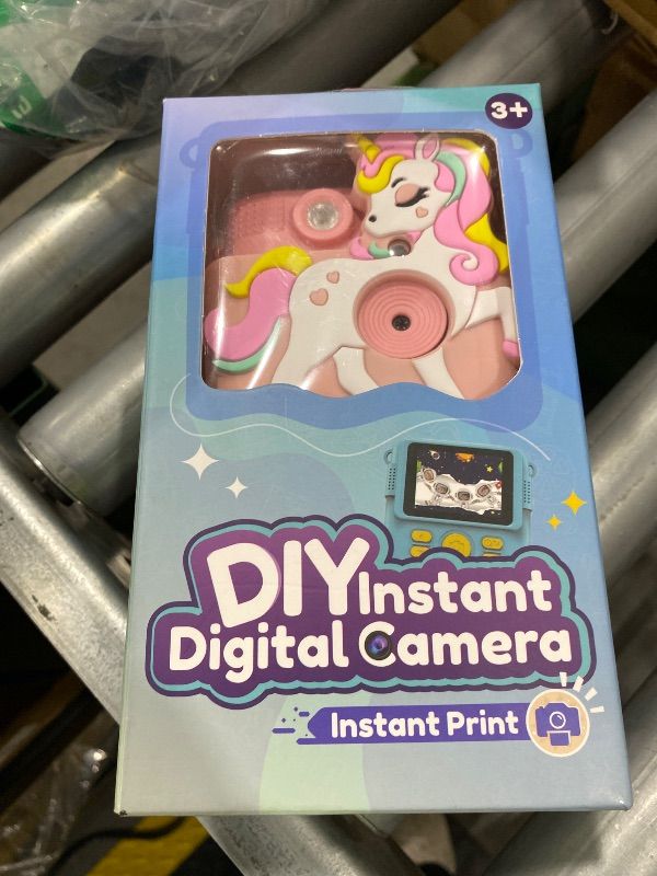 Photo 1 of *USED*
Kids Camera Instant Print with Silicone Cover, Creative Gifts for Girls Age 4-12 Birthday Christmas, 1080P Digital Camera Toy with 32GB SD Card - Pink
