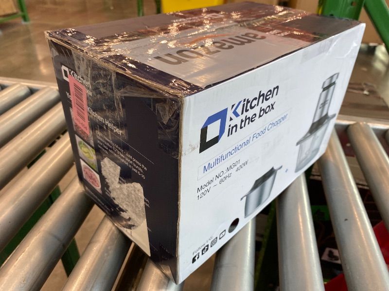 Photo 1 of *USED*
Kitchen in the box Food Processor, Electric Meat Grinder & Food Chopper with 400W Powerful Veggie Chopper-2 Bowls?8 Cup+8 Cup? & 2 Bi-Level Blades for Meat/Fish/Vegetable/Baby Food?Black Button? *Item Is Dirty*