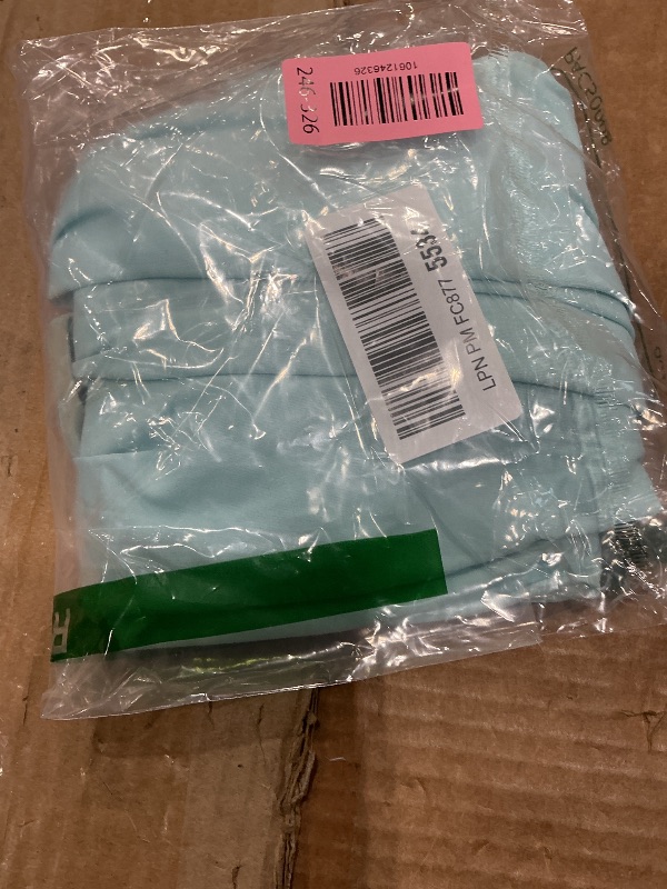 Photo 1 of **MINOR STAIN ON THE NECK AREA**
IUGA Rash Guard for Women UPF 50+ SPF UV Protection Long Sleeve Workout Tops with Pockets Dry Fit Hiking Swim Shirt, Basic Shirts-pale Turquoise