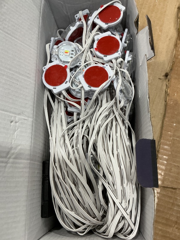 Photo 1 of ***MISSING POWER SUPPLY*** LETIANPAI 300FT Permanent Outdoor Lights,RGB Eaves Light with App Control Remote,DIY Scene Modes IP67 Waterproof Under Eave Lighting,Outdoor Lights for Decor,Garden Decor,House,Party,Holiday