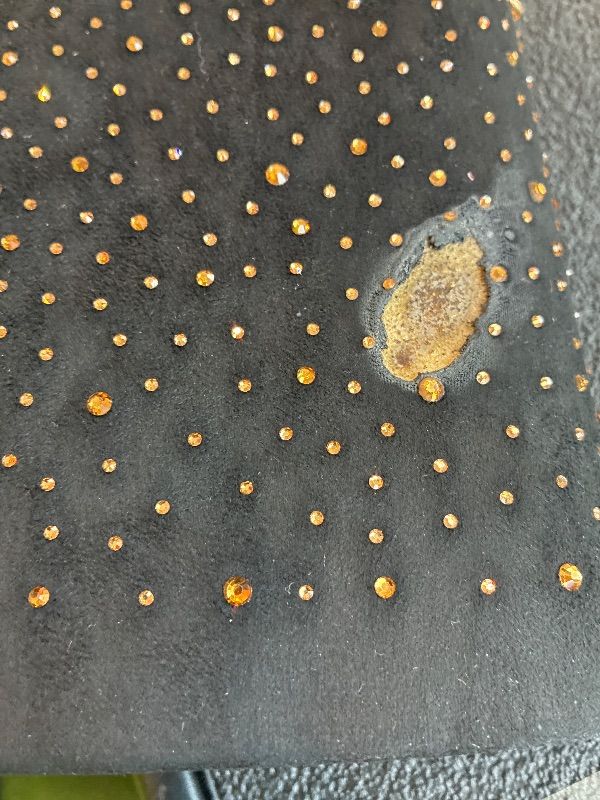 Photo 1 of **MINOR DAMAGE**
CHARMING TAILOR Envelope Purse Formal Faux Suede Clutch Rhinestone Evening Bag for Women Party Handbag