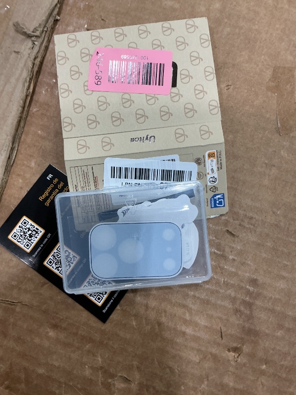 Photo 1 of Uyiton Compatible with iPhone 17 Pro Camera Lens Protector - [Not Easy to Break][Strong Adsorption][Case-Friendly] Metal Tempered Glass Rear Camera Screen Cover - Deep Blue