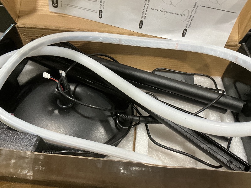 Photo 1 of **MISSING PARTS - See clerk notes**
Vexinat Corner Floor Lamp, Smart RGB LED Corner Lamp with App & Remote, Modern Floor Lamp with 16 Million Colors, Music Sync, Scene Modes, Color Changing Standing Lamps for Living Room, Bedroom