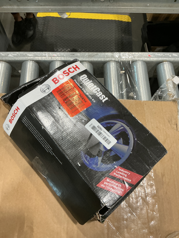 Photo 1 of BOSCH BC1653 QuietCast Premium Ceramic Disc Brake Pad Set - Compatible with Select Ford Fusion, Police Responder Hybrid, SSV Plug-in Hybrid; Lincoln MKZ; FRONT