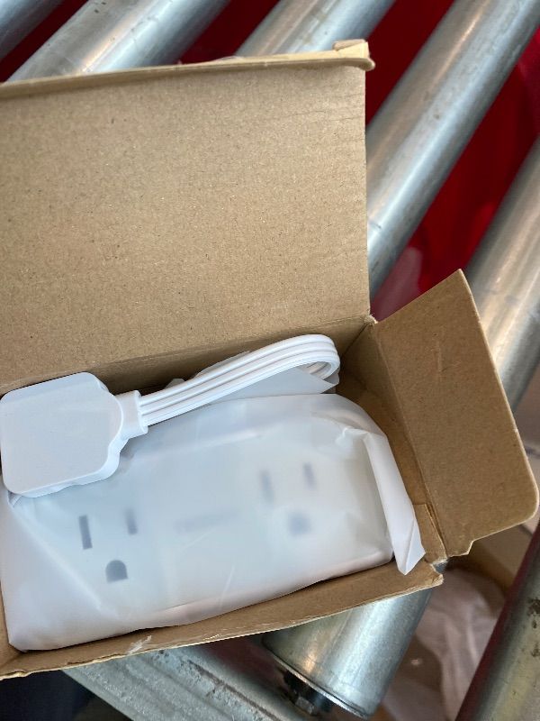 Photo 3 of TESSAN 5.5 Inch Short Extension Cord, Surge Protector Outlet Extender with 4 AC 3 USB (1 USB C) Charging Ports, 3 Sided Multi Plug Wall Outlet, Small Power Strip for Home Office Dorm Room Essentials