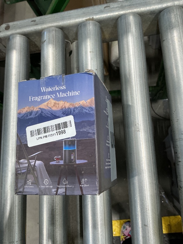 Photo 1 of Waterless Diffuser for Essential Oil, Smart Car Air Freshener Diffuser with 3 Mist Grades & 3 LED Light Colors, Auto On/Off, Rechargeable Scent Air Machine