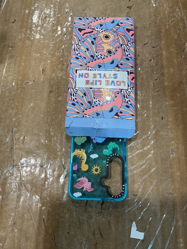 Photo 1 of Boaretiu Cute Kawaii Case for S24 Phone Case with Kickstand - Fashion 360° Sticky Rotate Ring Holder Design for Women Girls Girly for Galaxy S24 Case, Dinosaur
