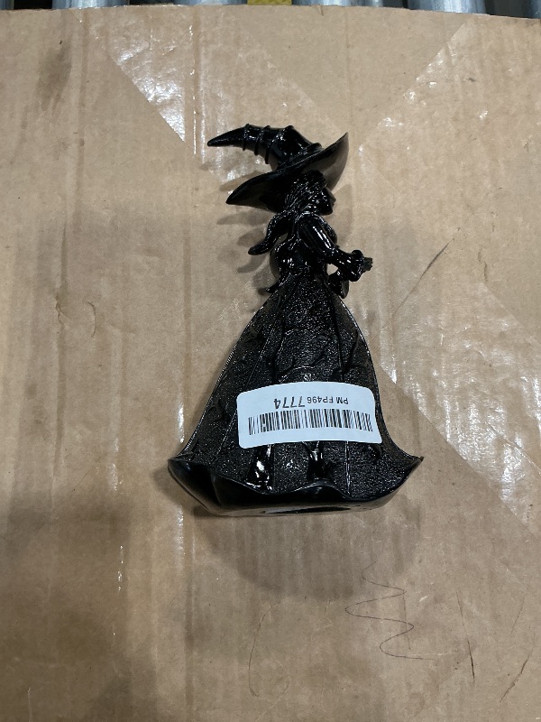 Photo 1 of ***UNFUNCTIONAL*** ***READ CLERK NOTES*** Halloween Witch Lamp, Gothic Spooky Witch Decor with Holding Lantern, Witchy Lamp with Witch Hat Design, Standing Night Light for Home, Porch, Tabletop, Party Decor, for Halloween and Gift(1pc)