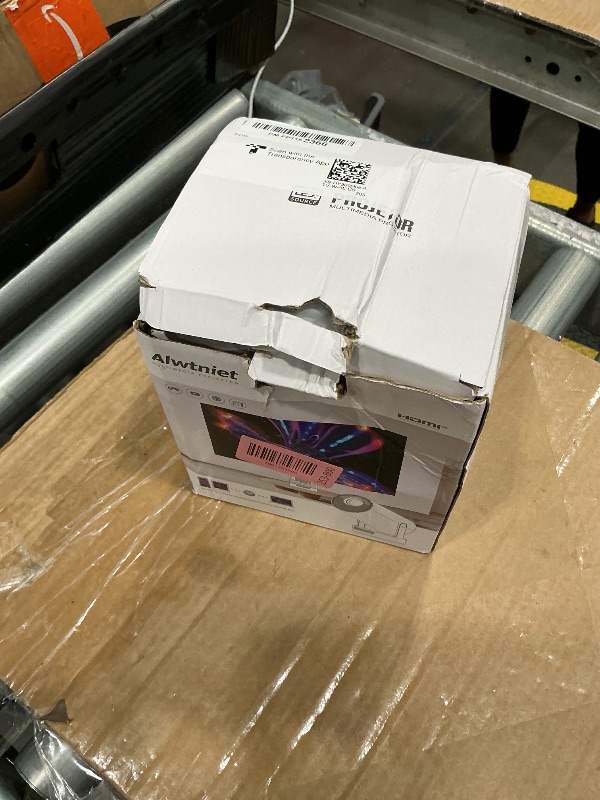 Photo 1 of ?Electric Focus?Mini Projector with WiFi 6 and Bluetooth 5.4, Smart Portable Projector 4k Support, 5W Soundbase Speaker, Auto Keystone 180° Rotation, Home Outdoor Movie Proyector HY300Ultra