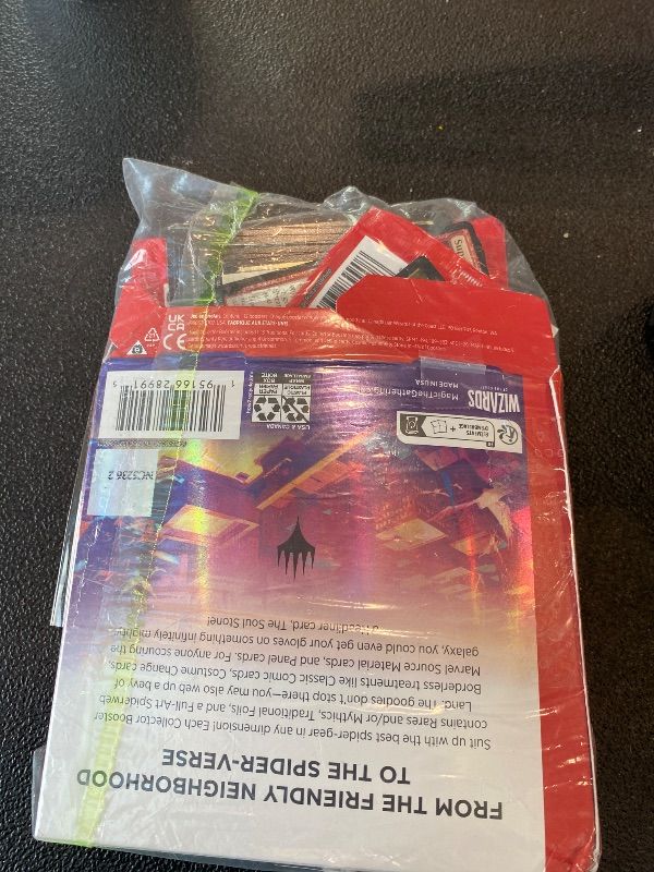 Photo 1 of *all opened check clerk comments*
Magic: The Gathering | Marvel's Spider-Man - Collector Booster Box (12 Packs)