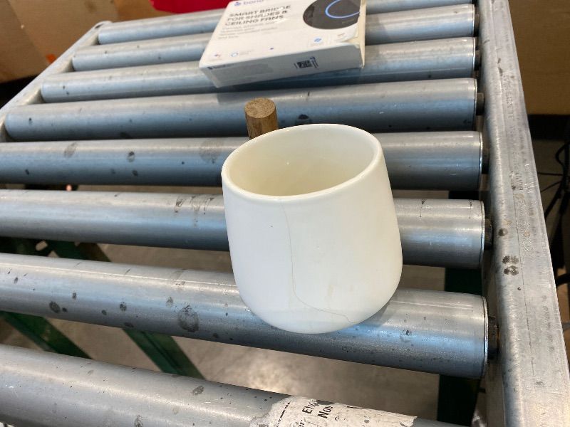 Photo 1 of **SEE CLERK NOTES**
GOOD ALWAYS Ceramic Coffee Mug,Tea Cup for Office and Home,14 Oz Cup with Lid and Coffee Spoon, Fathers Day, Birthday Gifts for Women and Men, 1 Pack (White)