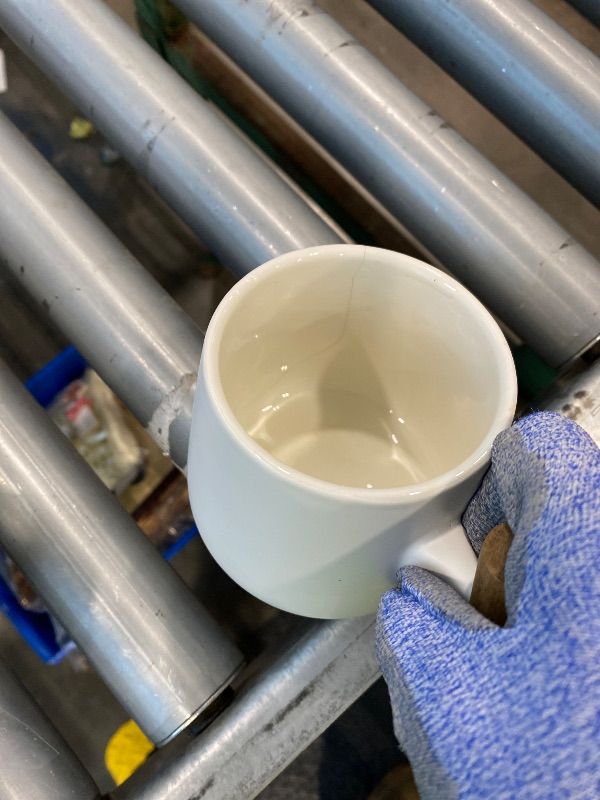 Photo 1 of **SEE CLERK NOTES**
GOOD ALWAYS Ceramic Coffee Mug,Tea Cup for Office and Home,14 Oz Cup with Lid and Coffee Spoon, Fathers Day, Birthday Gifts for Women and Men, 1 Pack (White)