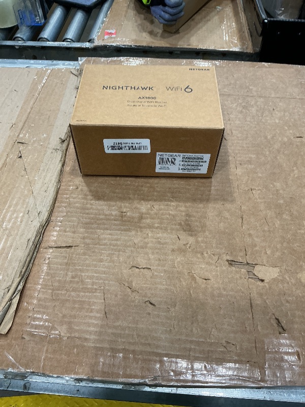 Photo 1 of ***MISSING POWER CABLE*** NETGEAR 4-Stream WiFi 6 Router (R6700AX) – Router Only, AX1800 Wireless Speed (Up to 1.8 Gbps), Covers up to 1,500 sq. ft., 20 Devices – Free Expert Help