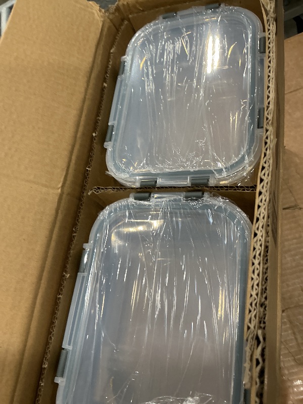 Photo 1 of [8-Pack,30 oz]Glass Meal Prep Containers,Glass Food Storage Containers,Airtight lunch Containers with Lids, Microwave, Oven, Freezer and Dishwasher