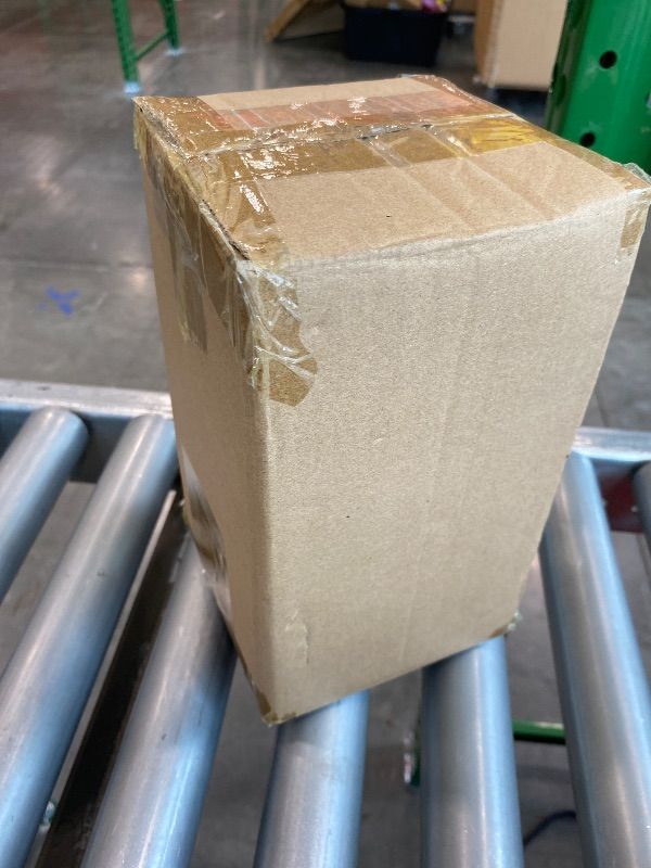 Photo 1 of *USED*
Simple Designs LT2013-WHT Mini Basic Sand Nickel Table Lamp with Fabric Shade, White