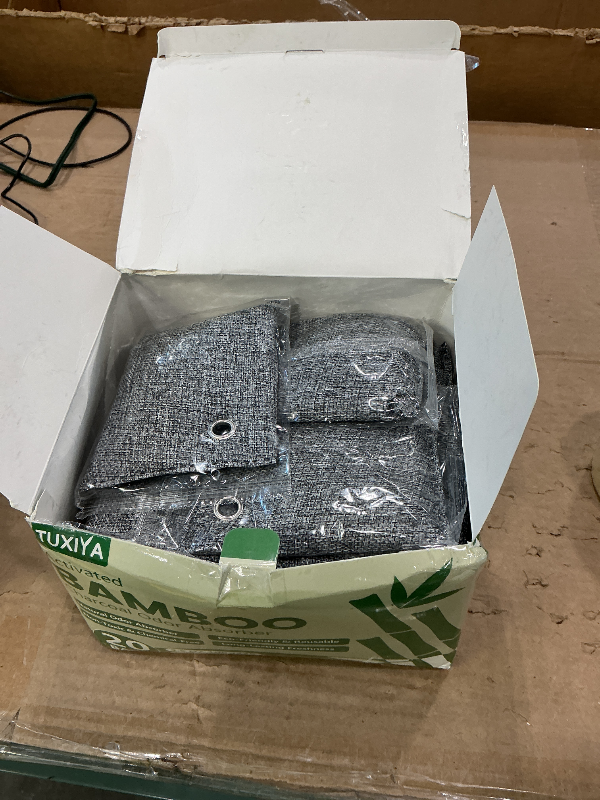 Photo 1 of **MISSING PARTS**
TUXIYA Activated Charcoal Odor Absorber, Odor Eliminator for Strong 0dor,Shoe Deodorizer,Bamboo Charcoal Air Purifying For in Car,Closet,Shoe, Basement,(100g /3.53oz Each)