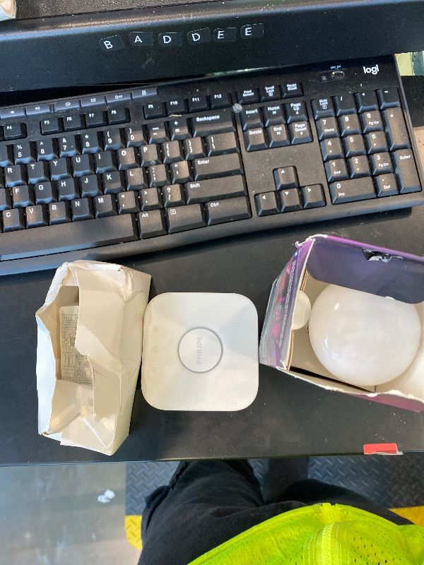 Photo 1 of ***SIMILAR ITEM*** Philips Hue Color 75W A19 Smart LED Bulb 2PK + Hue Bridge - White and Color Ambiance