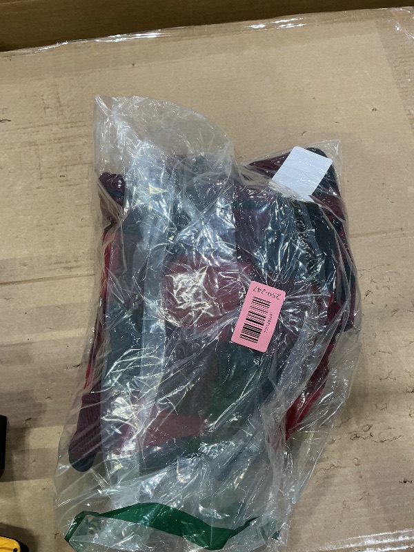 Photo 1 of *USED*
SWOMOG Couples Christmas One Piece Pajamas Sets Women & Men Fleece Winter Loungewear Zip-Up Jumpsuit with Pockets Pjs Men Black and Red Plaid Large