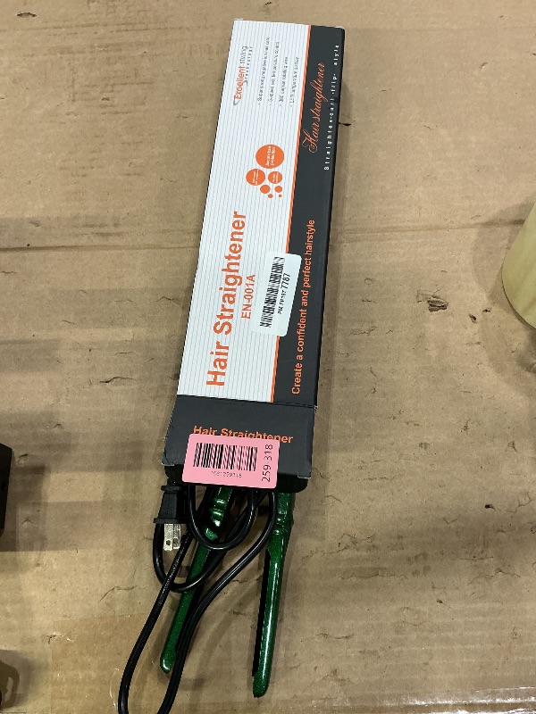 Photo 1 of *UNTESTED*
Mvxitanny Small Flat Irons for Short Hair, 15s Ultra Fast Heat Up Pencil Flat Iron, Negative Ions Mini Flat Iron for Edges, 3/10'' Travel Hair Straightener with LED Display Auto Shut Off?Green?