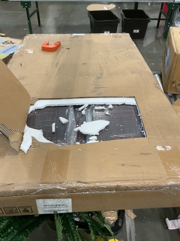 Photo 1 of *PARTIAL SET check clerk comments * 
Einhomn 5 Pieces Dining Room Table Set for 4-6, 63' Extendable Kitchen Table Set with 2 Benches & 2 Stools, Small Dining Table Set with Metal Frame & MDF Board, Espresso