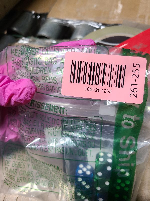 Photo 1 of 10 PC D6 dice 16mm Acrylic Dice Set for RPG MTG DND Dice Table Games and Board Games (Green + Blue)