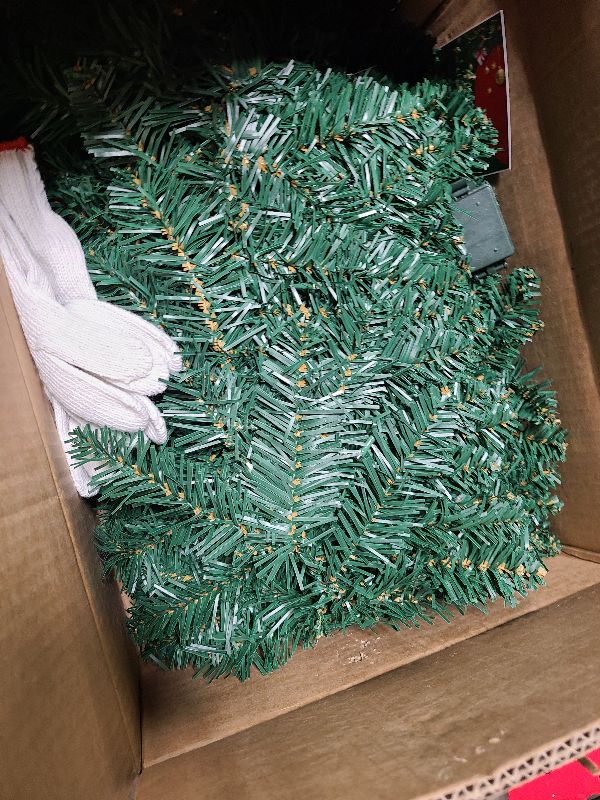 Photo 1 of 2 Pack Christmas Garlands with Lights, Artificial Pre-lit Garland Christmas for Stairs, 9FT Lighted Garlands with Timer, Battery Operated Christmas Garland for Mantle