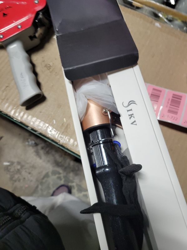 Photo 1 of 2 Inch Curling Iron Extra Long Barrel for Long Hair, Large Barrel Curling Wand Ceramic Tourmaline with LCD Display,10 Temps, Dual Voltage