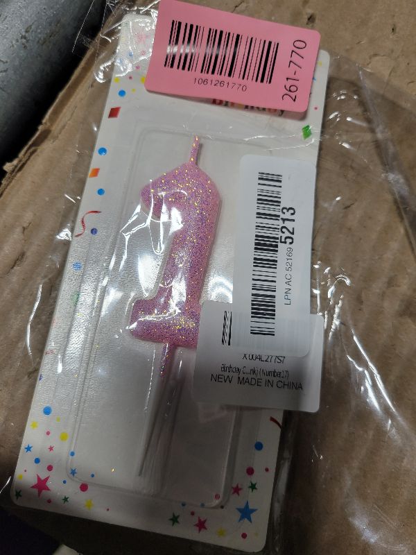 Photo 1 of 17 Candles 17th Birthday Decorations for Girls, Pink 17 Candle for Birthday Cake, 17 Cake Topper for 17 Year Old Girl Birthday Party Decorations Cake Decor Party Supplies Favors(Number 17 Candle)