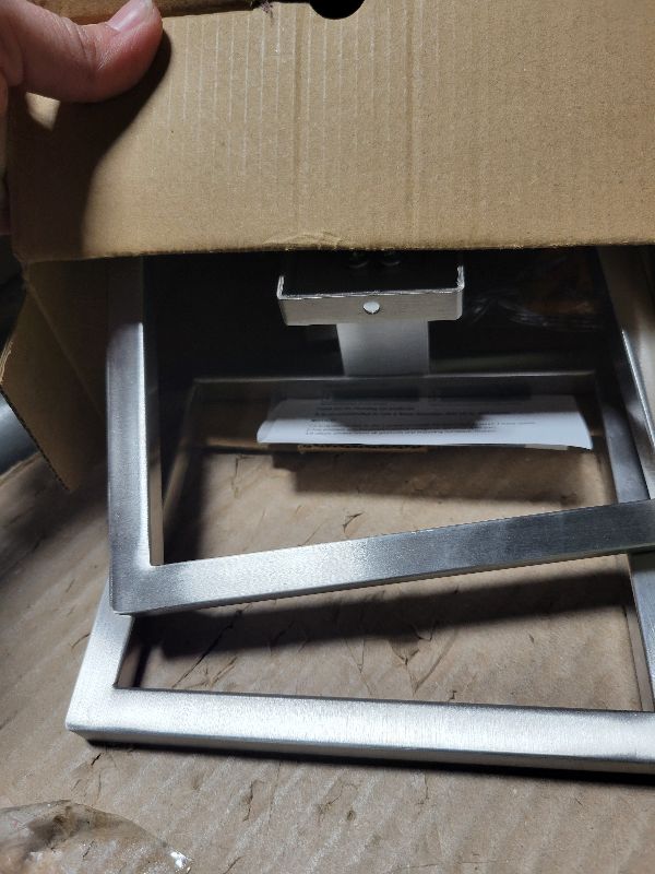 Photo 1 of 2-Piece Brushed Nickel Square Towel Ring,Modern Hand Towel Holder for Bathroom,Stainless Steel Towel Hangers Wall-Mounted Towel Rack