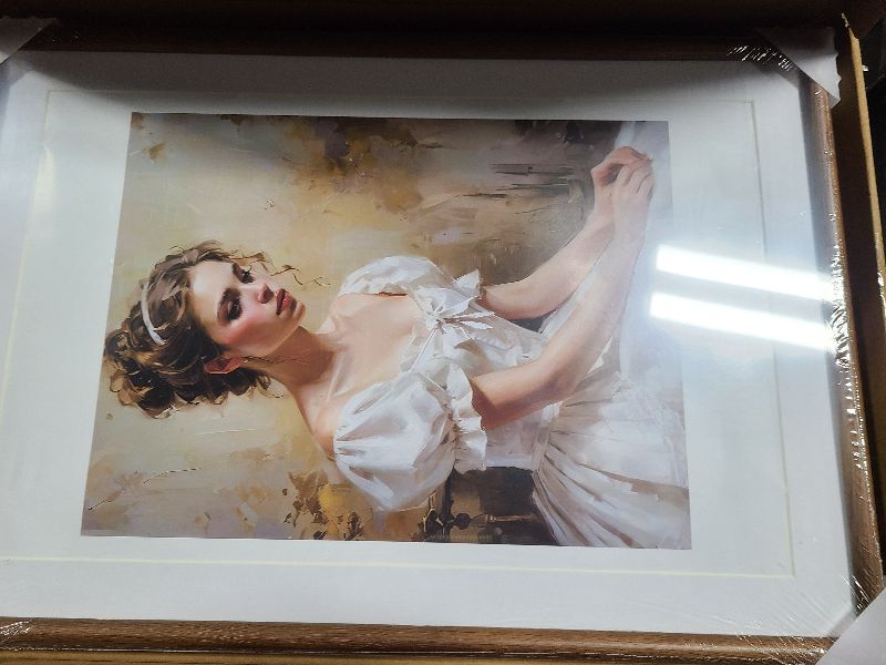 Photo 1 of 13x19 Picture Frame Natural Oak Wood From California-USA Walnut Color Finished with Real Tempered Glass, Handcrafted 13 x 19 Poster Frame Matted to 9x12 Photo,Certificate,Degree,Graduation Display